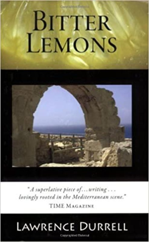 Book cover for "Bitter Lemons" by Lawrence Durrell