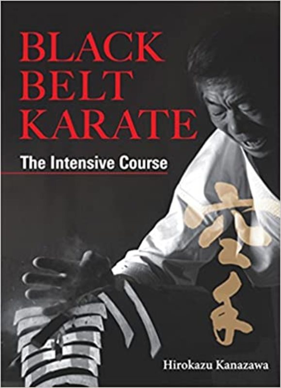 Book cover for "Black Belt Karate" by Hirokazu Kanazawa