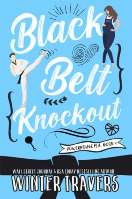Book cover for "Black Belt Knockout" by Winter Travers