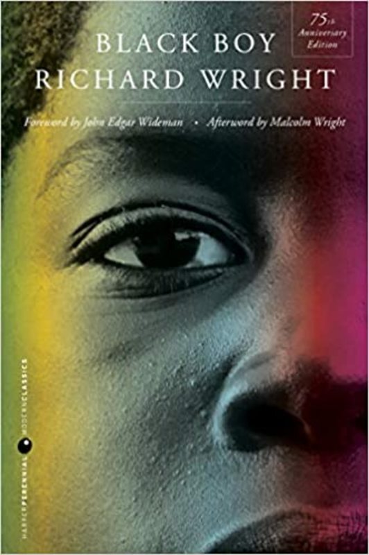 Book cover for "Black Boy" by Richard Wright