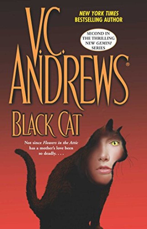 Book cover for "Black Cat" by V. C. Andrews