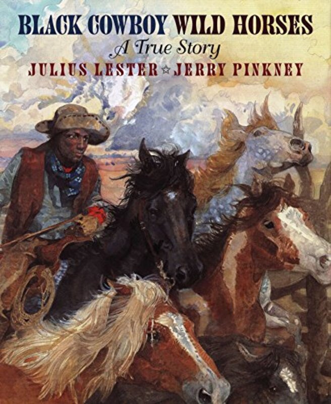 Book cover for "Black Cowboy, Wild Horses" by Julius Lester