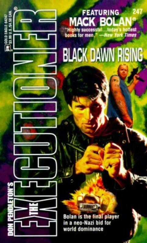 Book cover for "Black Dawn Rising" by Don Pendleton