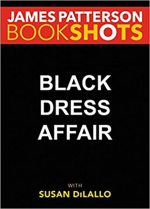 Book cover for "Black Dress Affair" by James Patterson