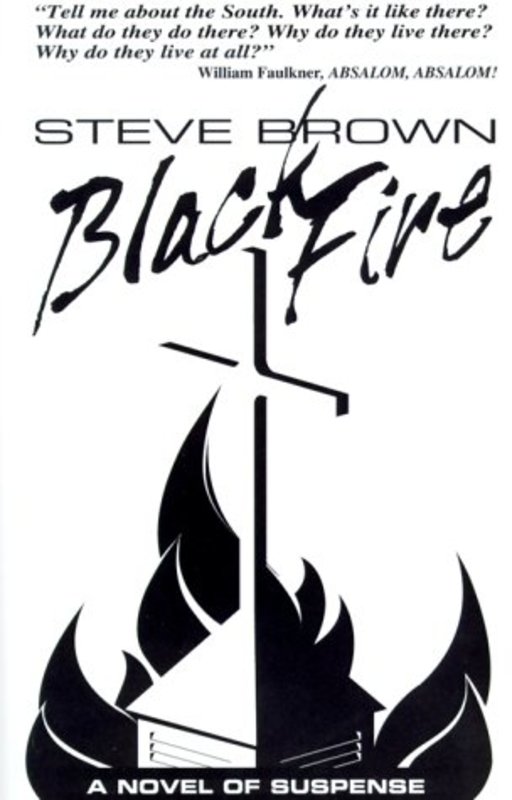 Book cover for "Black Fire" by Steve Brown