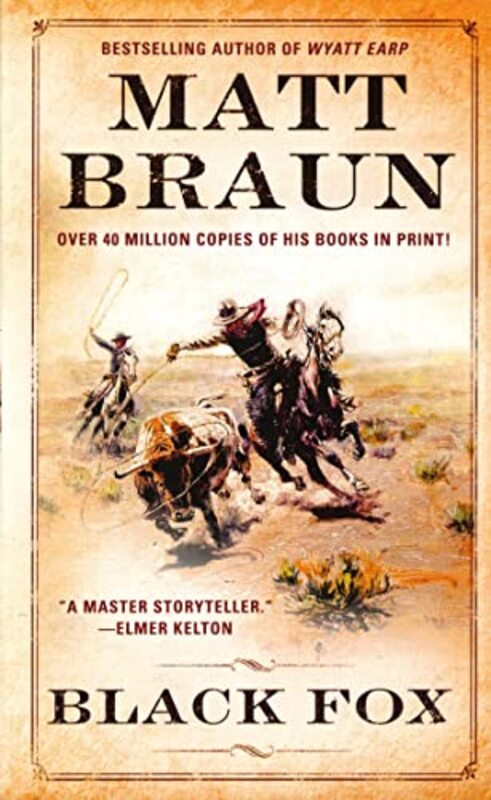 Book cover for "Black Fox" by Matt Braun