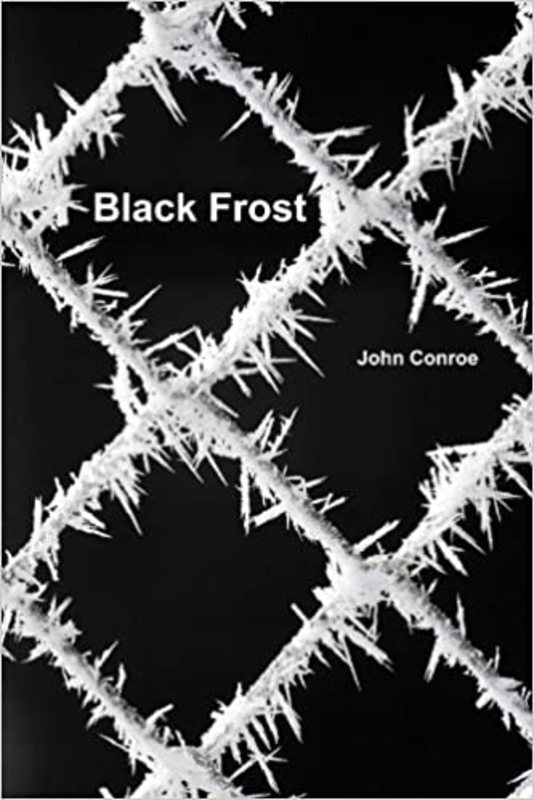 Book cover for "Black Frost" by John Conroe
