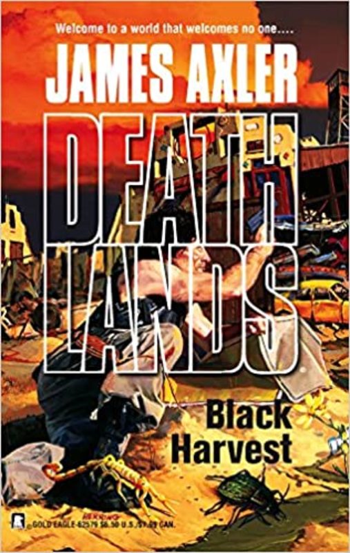 Book cover for "Black Harvest" by James Axler