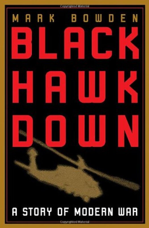 Book cover for "Black Hawk Down" by Mark Bowden
