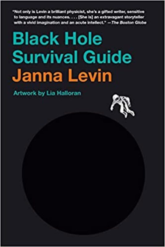 Book cover for "Black Hole Survival Guide" by Janna Levin