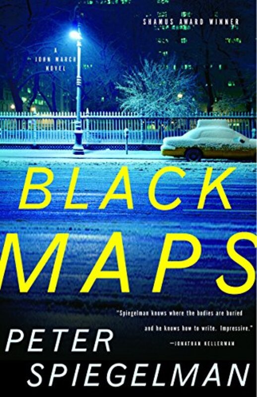 Book cover for "Black Maps" by Peter Spiegelman