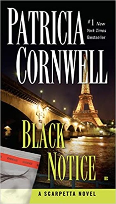 Book cover for "Black Notice" by Patricia Cornwell