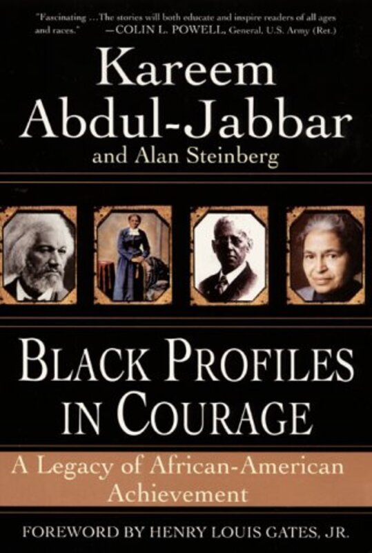 Book cover for "Black Profiles in Courage" by Kareem Abdul Jabbar