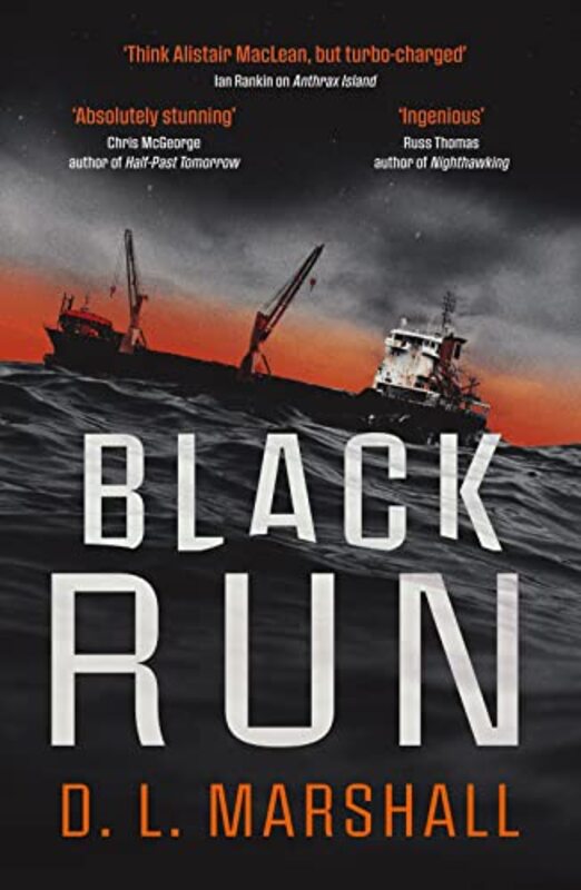 Book cover for "Black Run" by DL Marshall