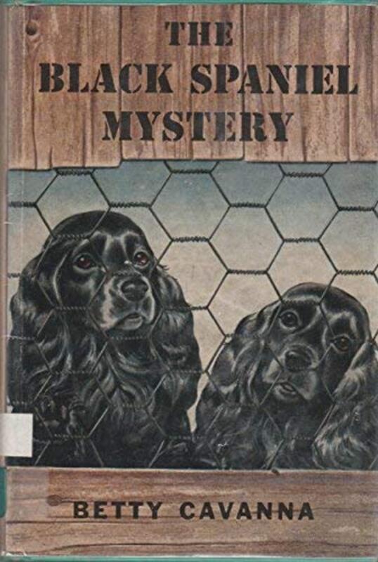 Book cover for "Black Spaniel Mystery" by Betsy Allen