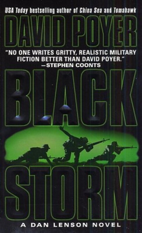 Book cover for "Black Storm" by David Poyer