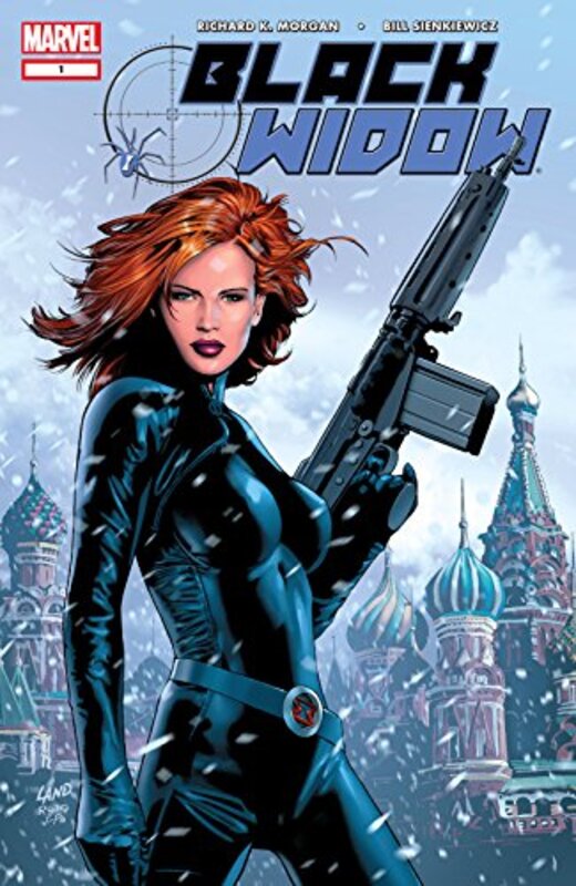 Book cover for "Black Widow #1" by Richard K Morgan