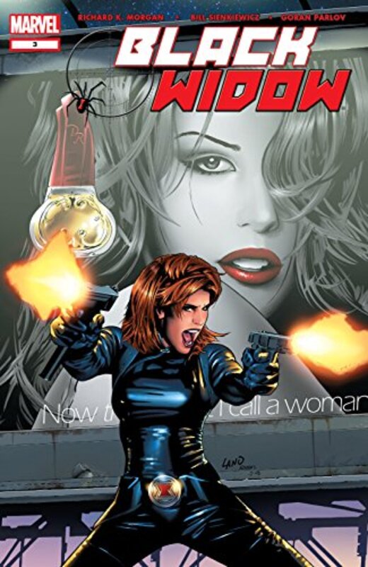 Book cover for "Black Widow #3" by Richard K Morgan