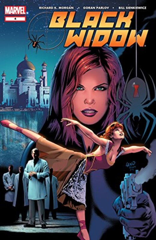 Book cover for "Black Widow #4" by Richard K Morgan