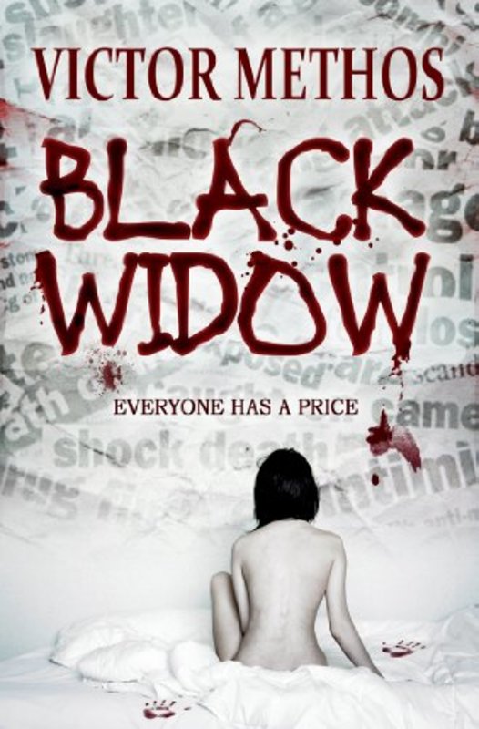 Book cover for "Black Widow" by Victor Methos