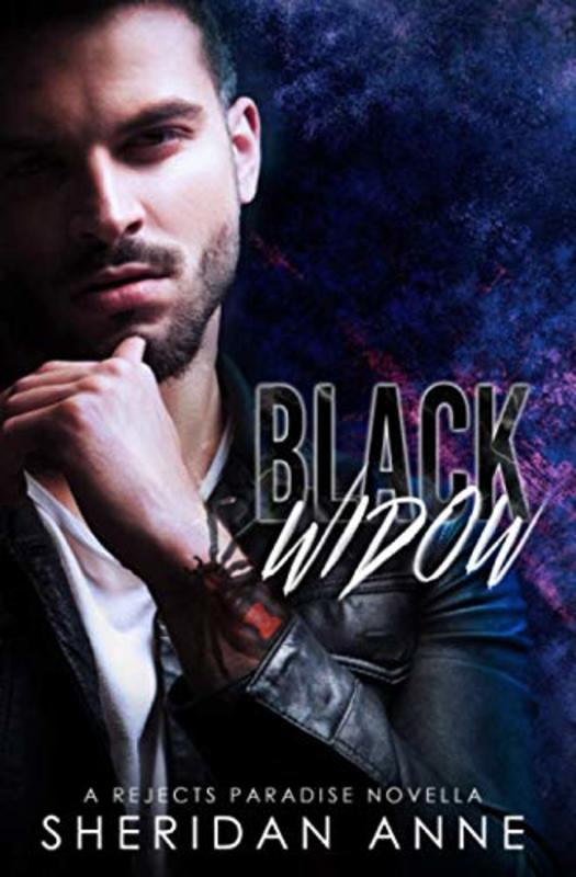 Book cover for "Black Widow" by Sheridan Anne