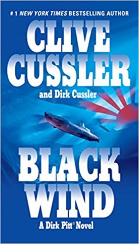 Book cover for "Black Wind" by Clive Cussler
