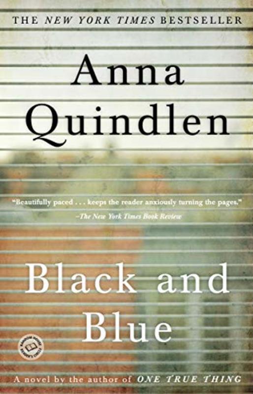 Book cover for "Black and Blue" by Anna Quindlen