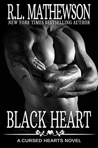Book cover for "Black Heart" by RL Mathewson