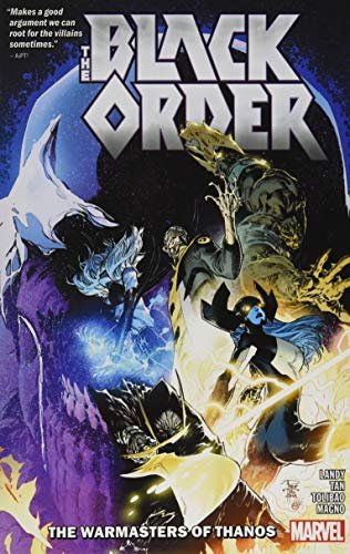 Book cover for "Black Order: The Warmasters of Thanos" by Derek Landy