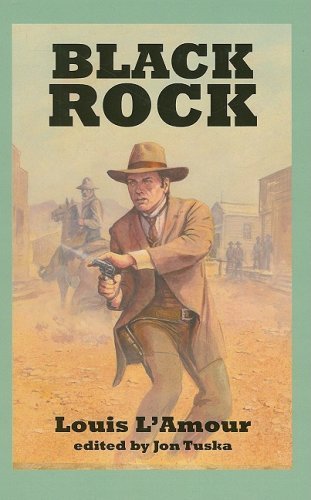 Book cover for "Black Rock: A Western Trio" by Louis LAmour