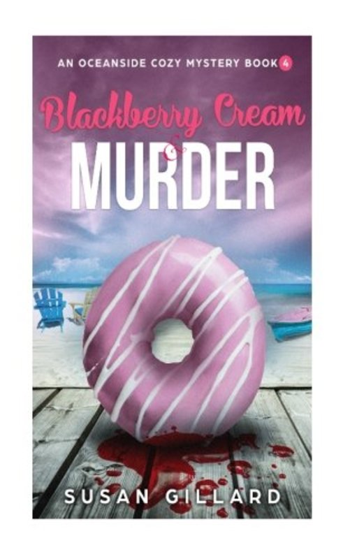 Book cover for "Blackberry Cream and Murder" by Susan Gillard