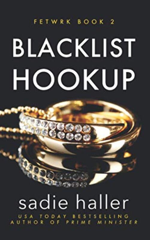 Book cover for "Blacklist Hookup" by Sadie Haller
