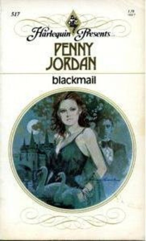 Book cover for "Blackmail" by Penny Jordan