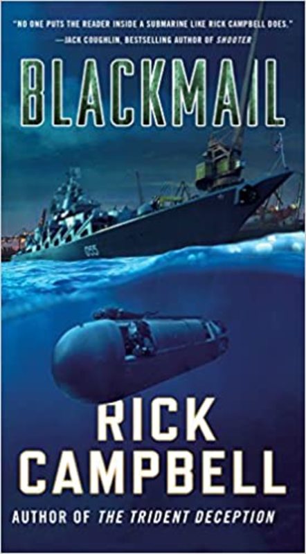 Book cover for "Blackmail" by Rick Campbell