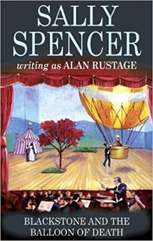 Book cover for "Blackstone and the Balloon of Death" by Sally Spencer