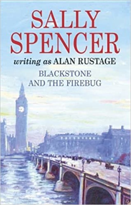 Book cover for "Blackstone and the Fire Bug" by Sally Spencer