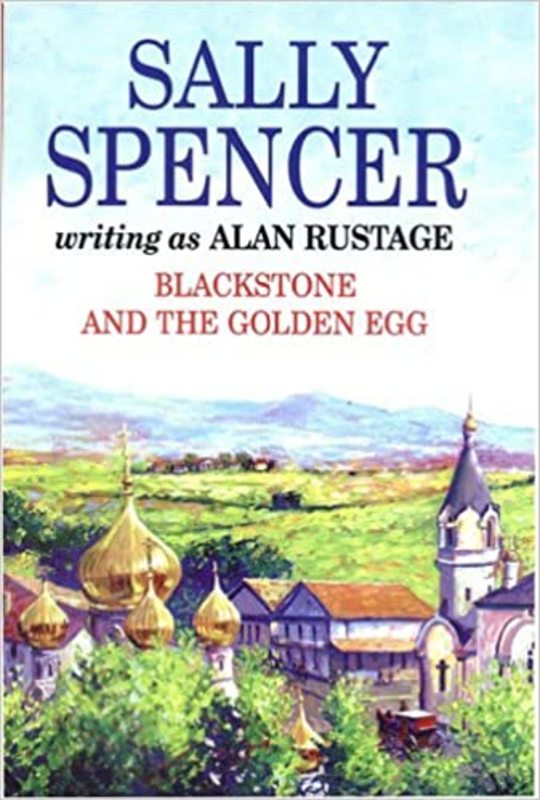 Book cover for "Blackstone and the Golden Egg" by Sally Spencer