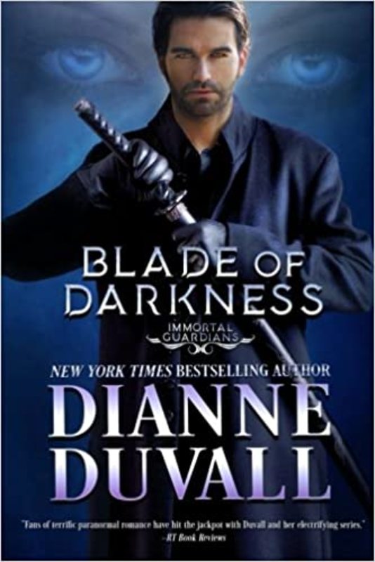Book cover for "Blade of Darkness" by Dianne Duvall