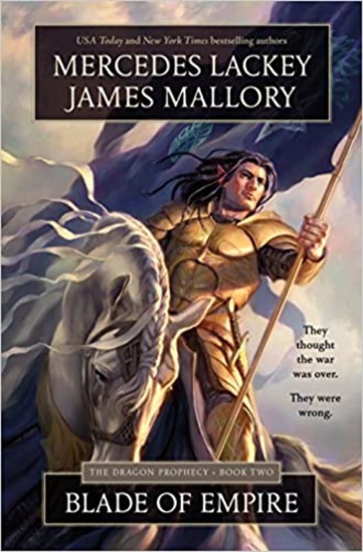 Book cover for "Blade of Empire" by Mercedes Lackey