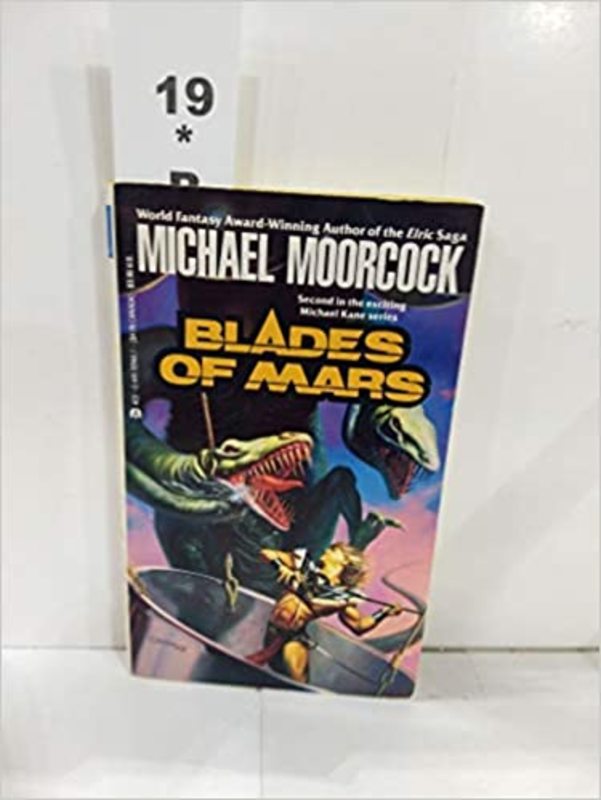Book cover for "Blades of Mars" by Michael Moorcock