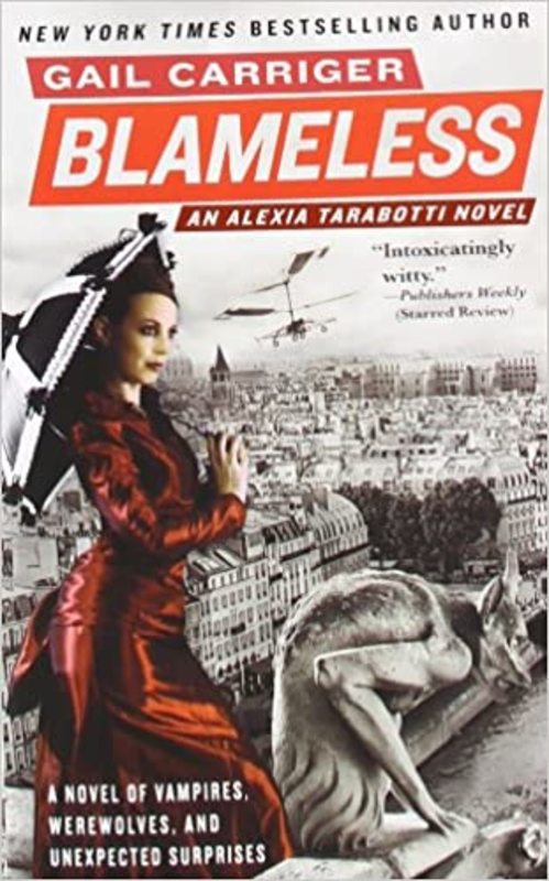 Book cover for "Blameless" by Gail Carriger