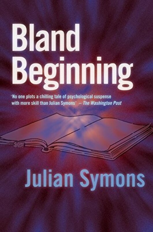 Book cover for "Bland Beginning" by Julian Symons