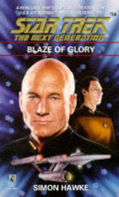 Book cover for "Blaze of Glory" by Simon Hawke