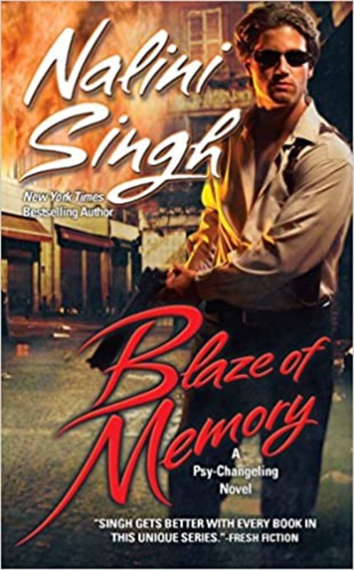 Book cover for "Blaze of Memory" by Nalini Singh