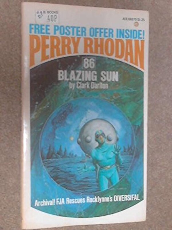 Book cover for "Blazing Sun" by Kurt Brand