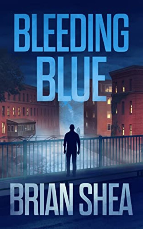 Book cover for "Bleeding Blue" by Brian Shea