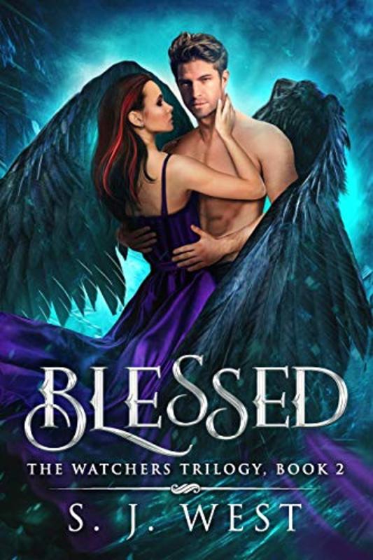Book cover for "Blessed" by SJ West