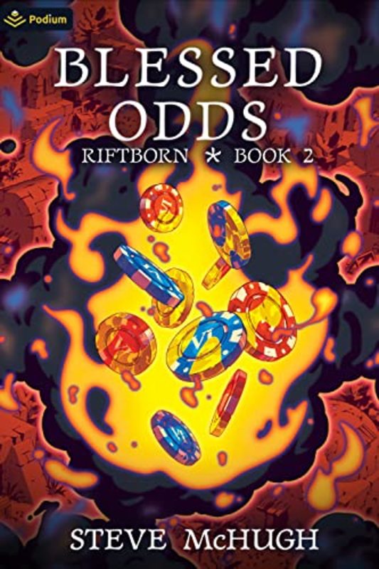 Book cover for "Blessed Odds" by Steve McHugh