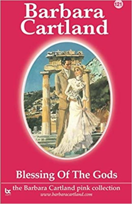 Book cover for "Blessing of the Gods" by Barbara Cartland