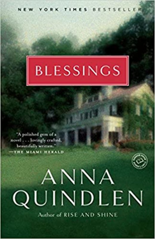 Book cover for "Blessings" by Anna Quindlen